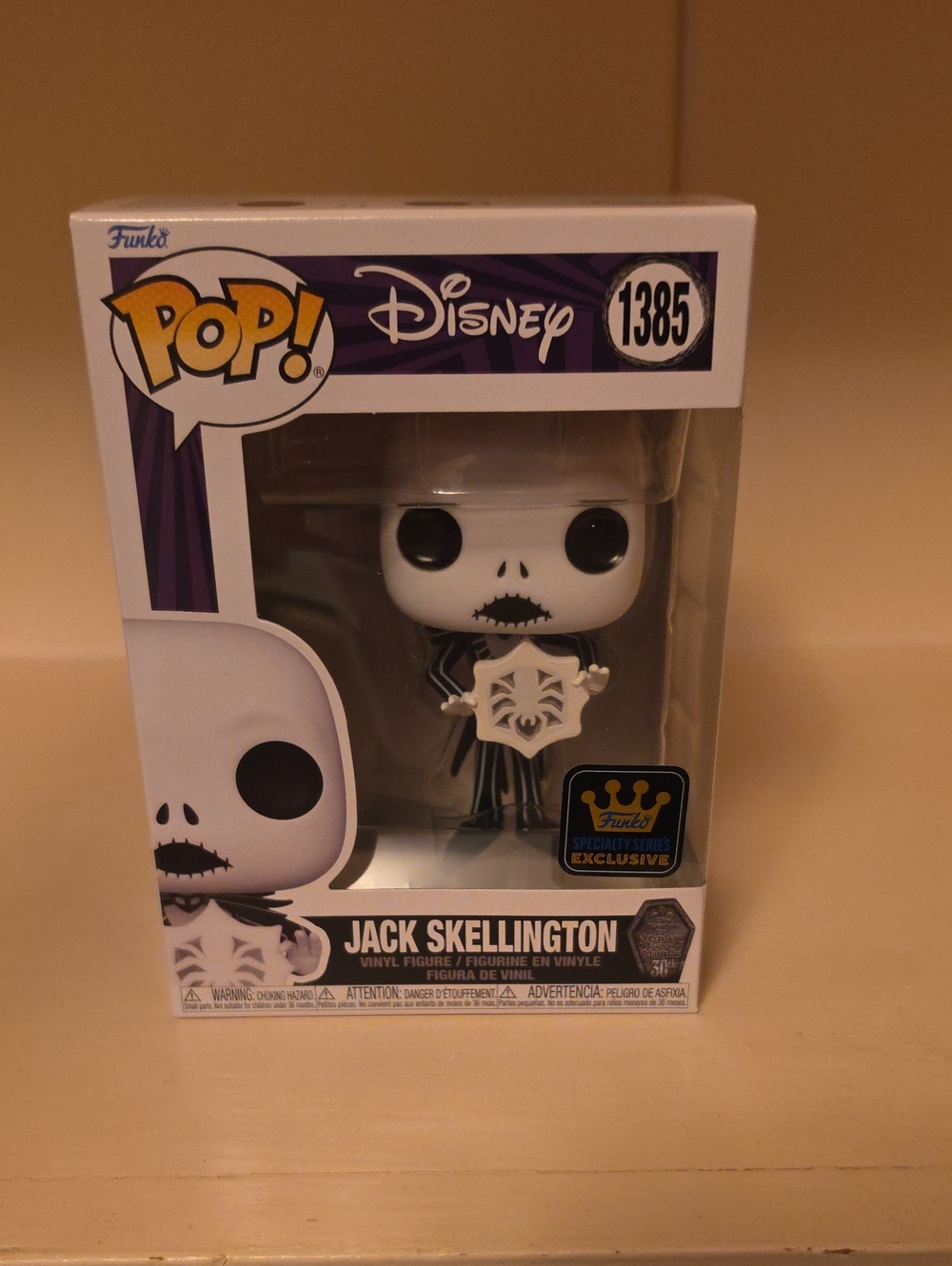 Funko Jack Skellington Pop! Vinyl Figure - White & Black
